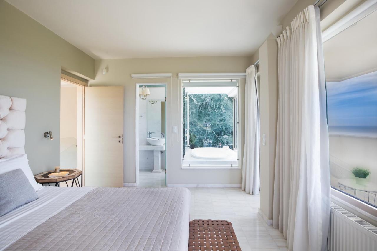 Lux Villa Mia With Heated Pool, 2Km To Beach & Childrens Area! Mikro Metochi Exterior photo
